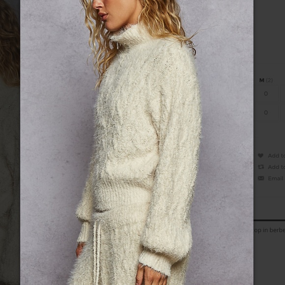 POL “ Francesca “ POL Berber 2 PIECE SWEATER SET 70 - Picture 2 of 10